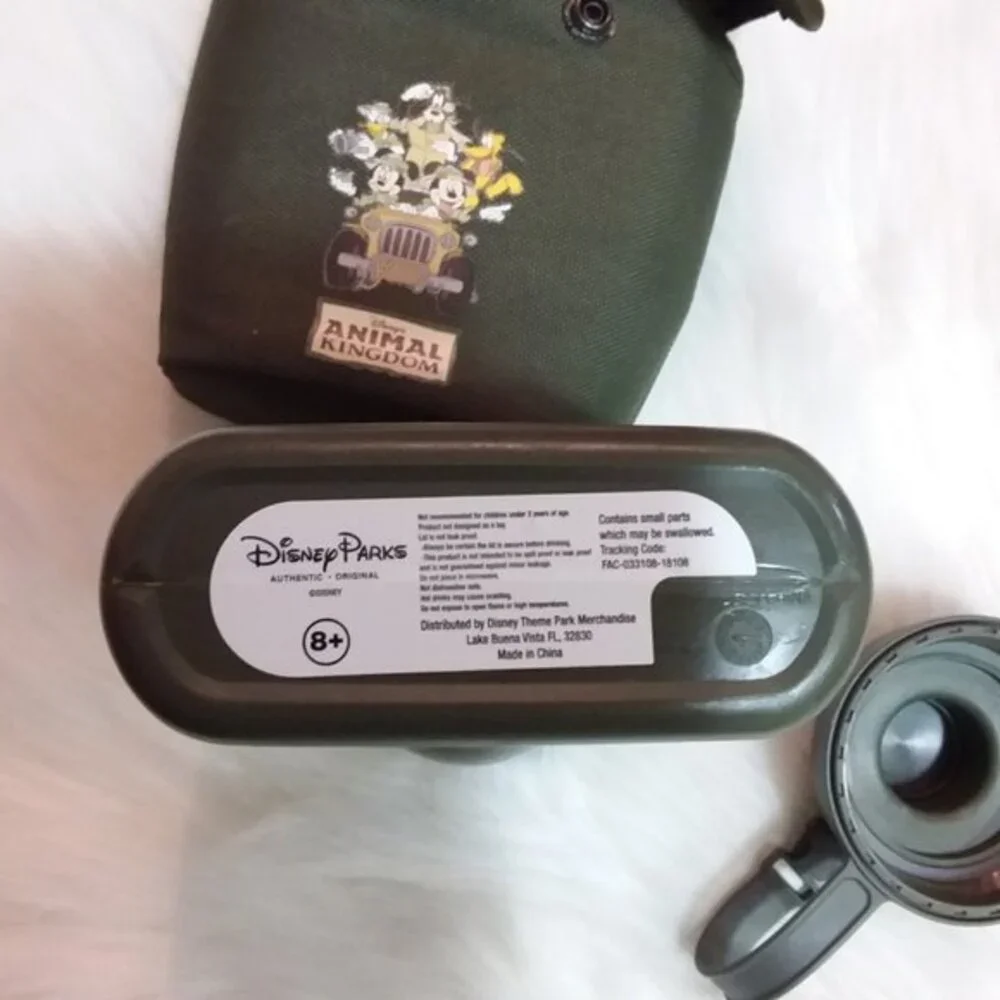 Disney Green Canteen & Kids Camouflage Backpack